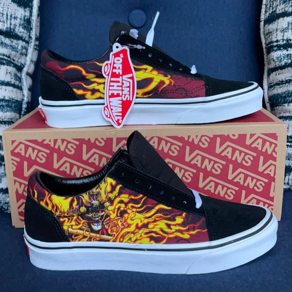 Vans Old Skool Samurai Rising Black/True White WMNS - Picture 1 of 16